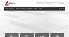 Desktop Screenshot of corteaceros.com